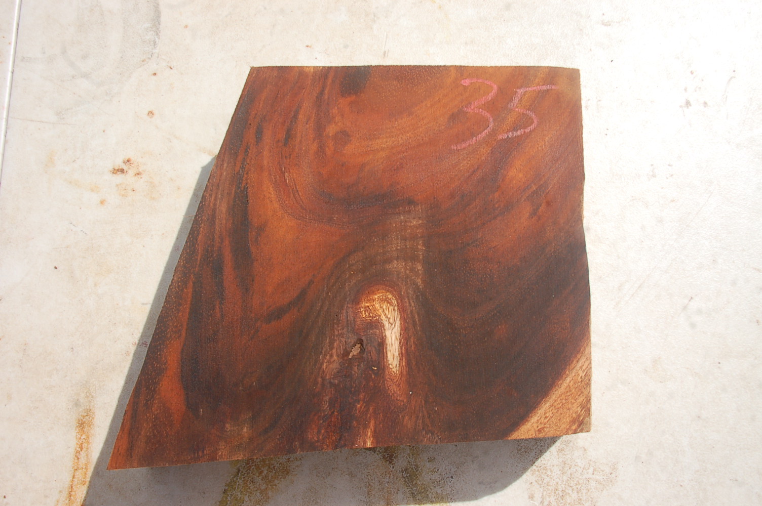 KOA Wood Bowl Blank KOA Block #35 –7.5×9-7×2 inches